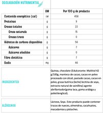 Cargar imagen en el visor de la galería, Quinoa inflada cubierta de chocolate sin azúcar