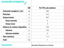 Cargar imagen en el visor de la galería, Almendra fileteada