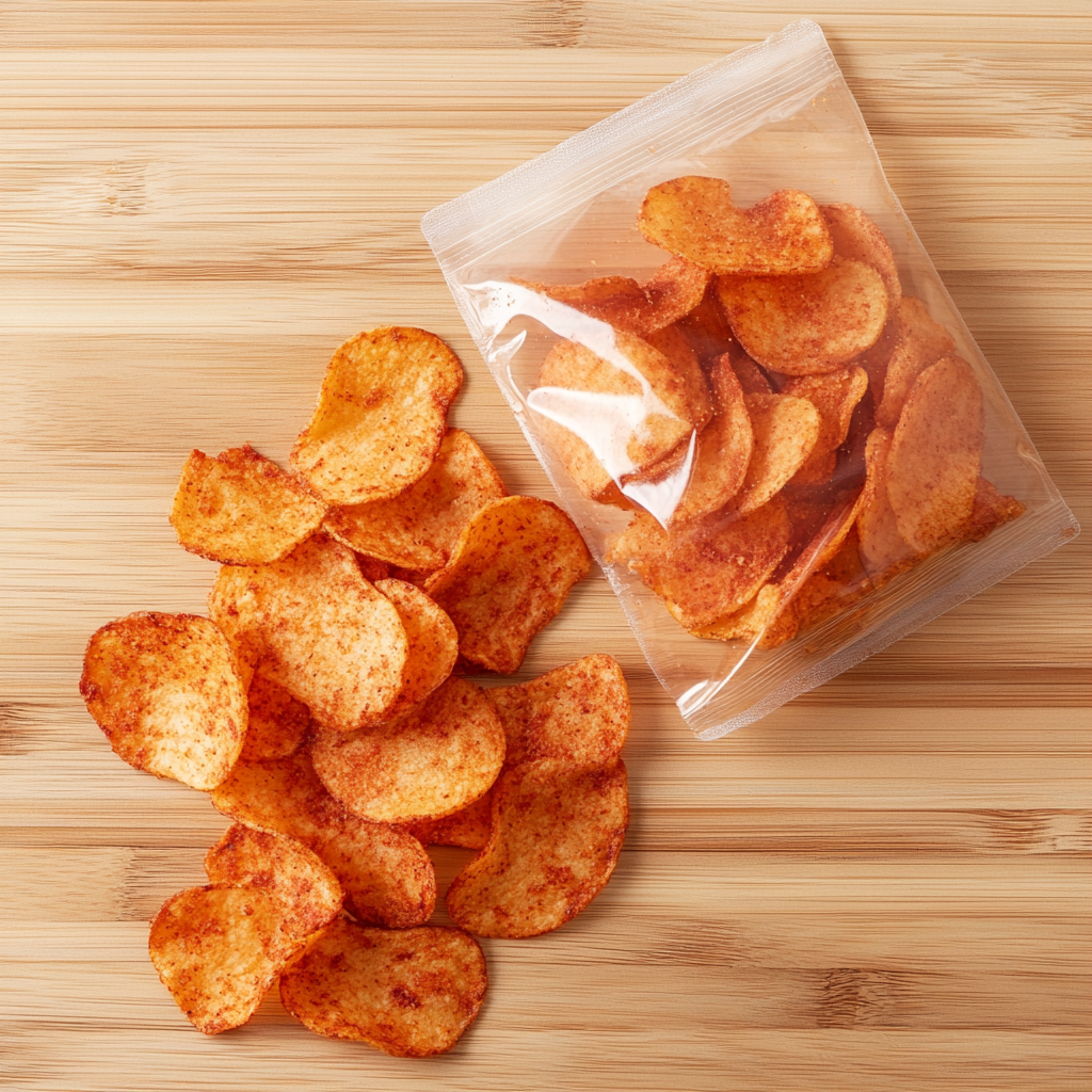 Chips de jícama adobada