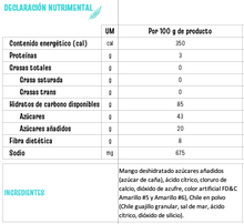 Cargar imagen en el visor de la galería, Mango con sal de mar enchilado
